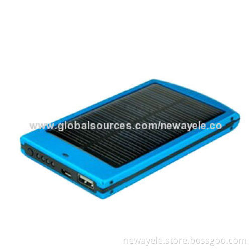 Solar emergency power bank with 5000mAh capacity